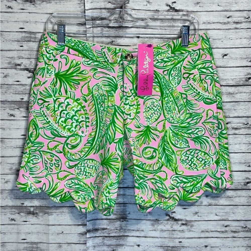 Lilly Pulitzer Darci Knit Shorts Fins and Flippers